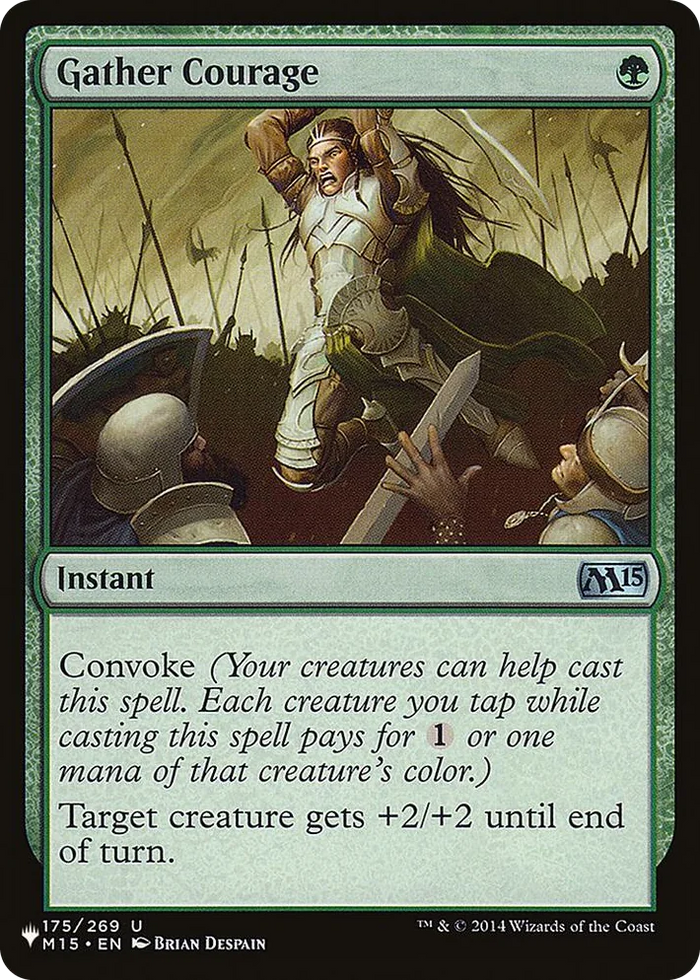 0175 Gather Courage U The List Reprints