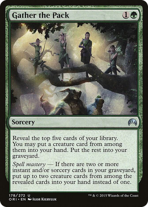 0178 Gather the Pack U Magic Origins