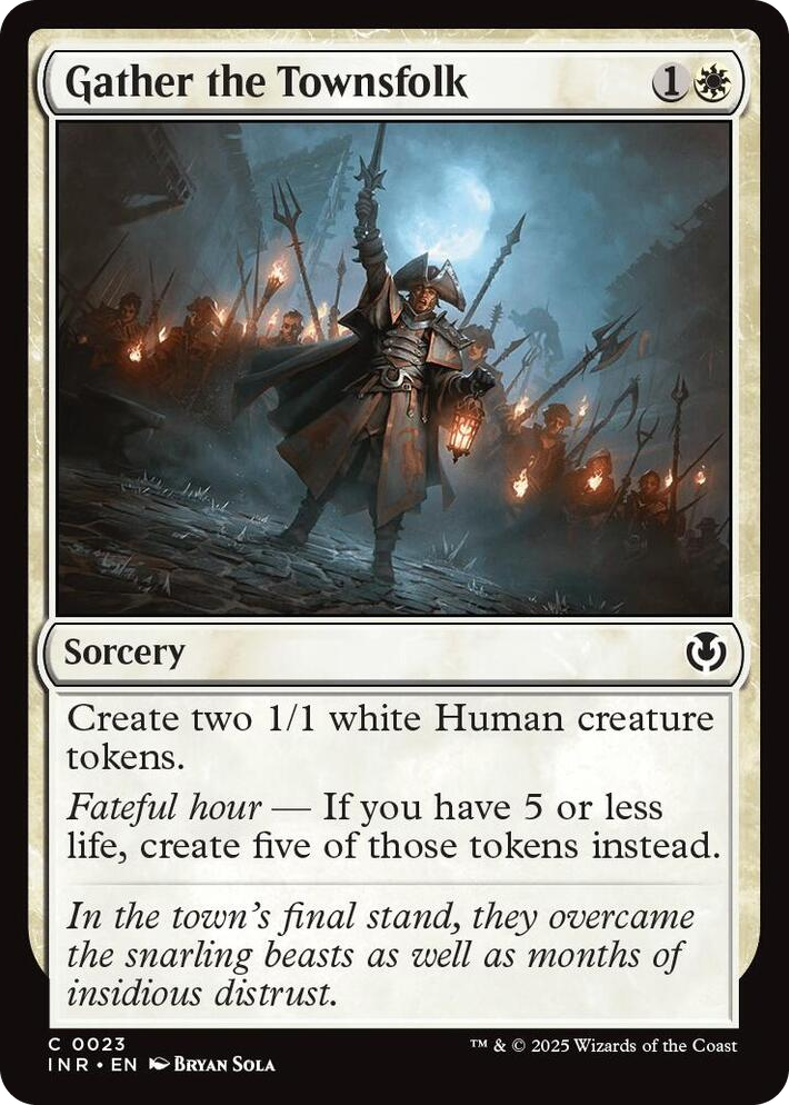 0023 Gather the Townsfolk C Innistrad Remastered