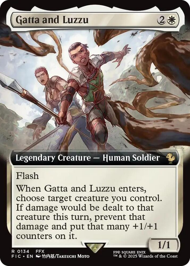 0134 Gatta and Luzzu (Extended Art) R Commander: FINAL FANTASY