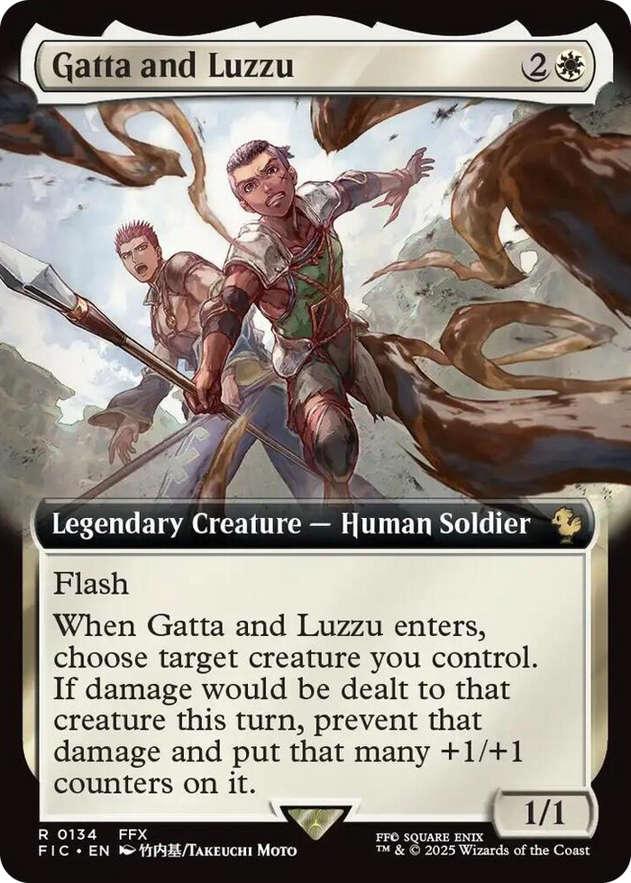 Gatta and Luzzu (Extended Art) #134 R - Commander: FINAL FANTASY Pokemon card