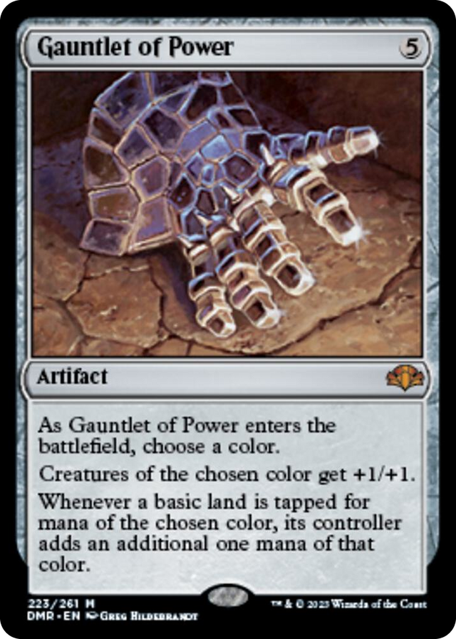 0223 Gauntlet of Power M Dominaria Remastered