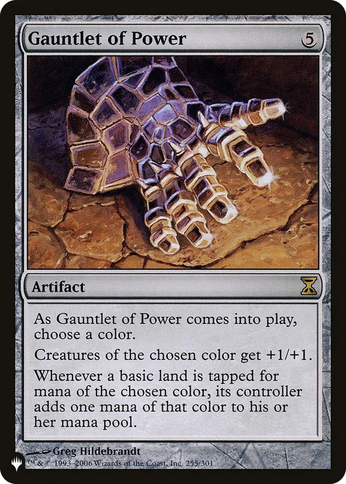 0255 Gauntlet of Power M The List Reprints