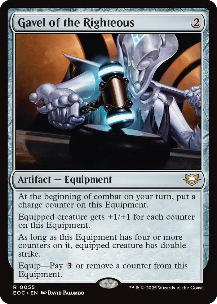 Gavel of the Righteous #55 R - Commander: Edge of Eternities Pokemon card