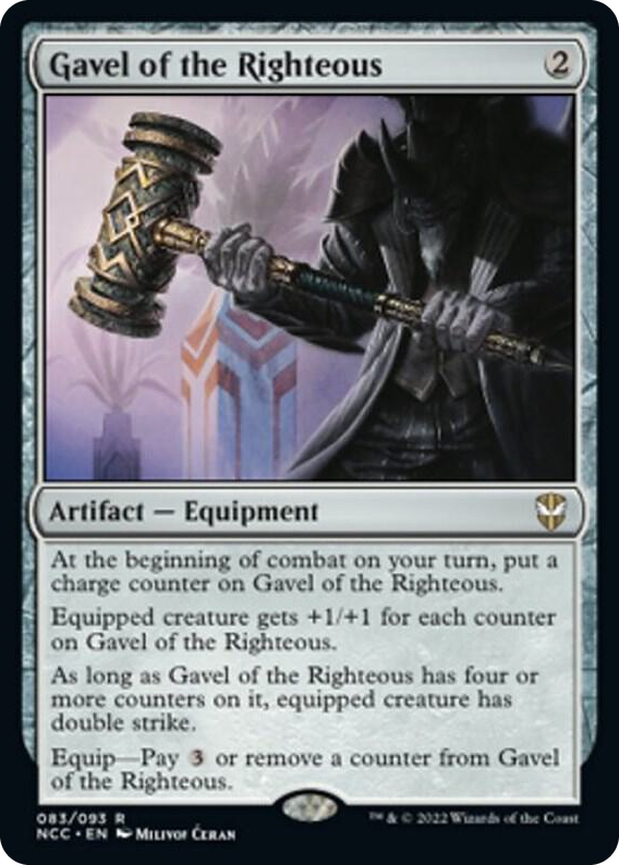 0083 Gavel of the Righteous R Commander: Streets of New Capenna