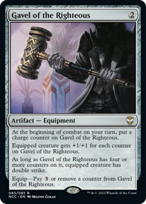 0083 Gavel of the Righteous R Commander: Streets of New Capenna