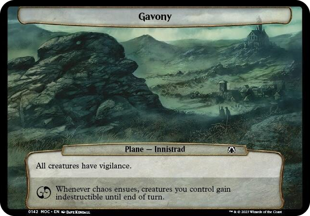Gavony #142 T - Planechase: March of the Machine Pokemon card