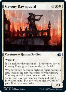 0020 Gavony Dawnguard U Innistrad: Midnight Hunt