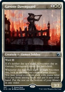 0387 Gavony Dawnguard P Promo Pack: Innistrad: Midnight Hunt