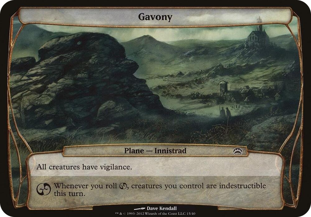 0015 Gavony (Planechase 2012) S Oversize Cards