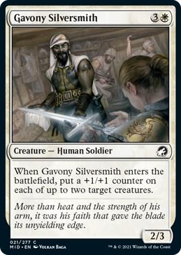 0021 Gavony Silversmith C Innistrad: Midnight Hunt