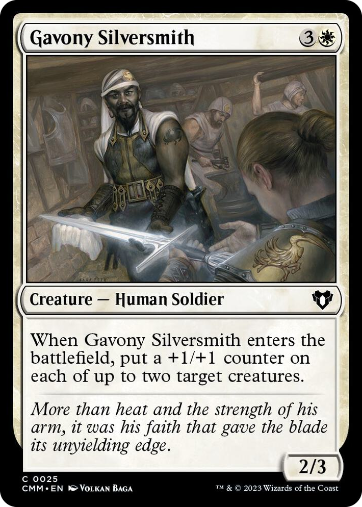 0025 Gavony Silversmith C Commander Masters