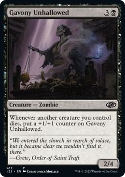 Gavony Unhallowed #417 C - Jumpstart 2022 Pokemon card