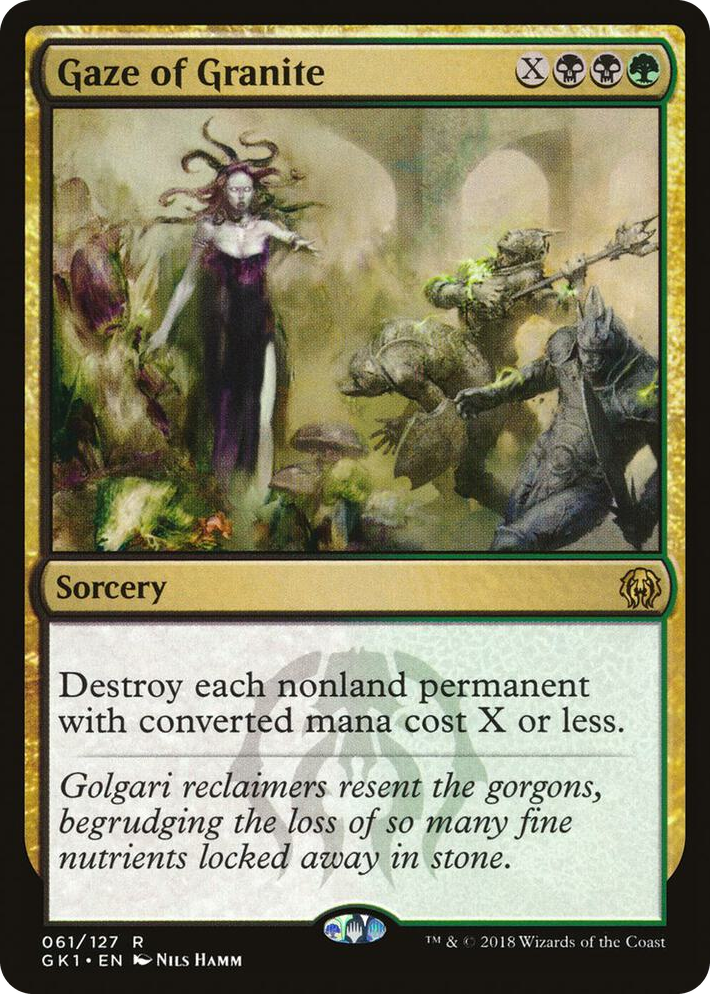 0061 Gaze of Granite R Guilds of Ravnica: Guild Kits