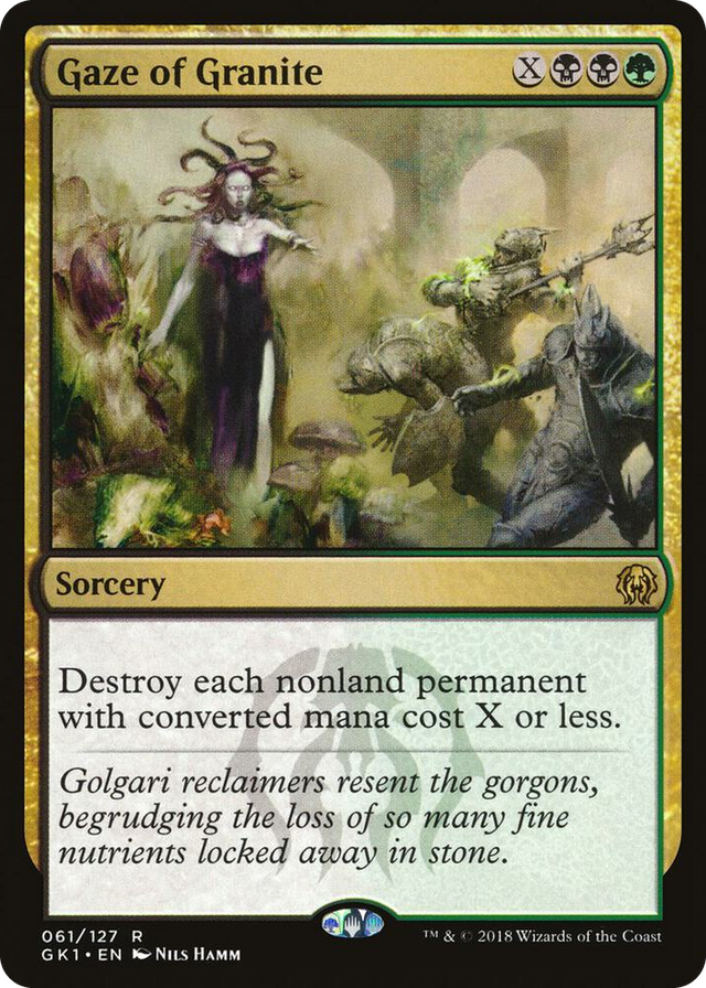 0061 Gaze of Granite R Guilds of Ravnica: Guild Kits