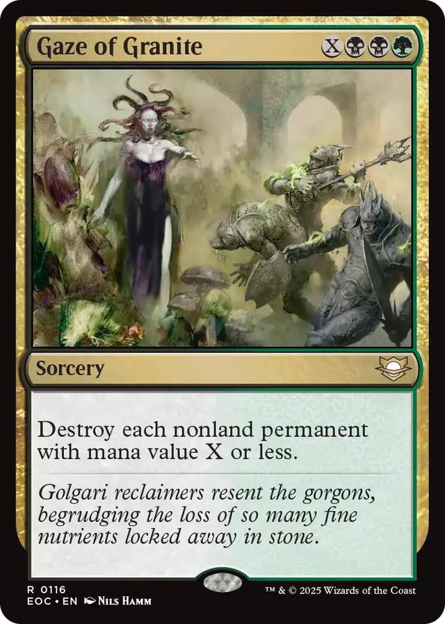 0116 Gaze of Granite R Commander: Edge of Eternities