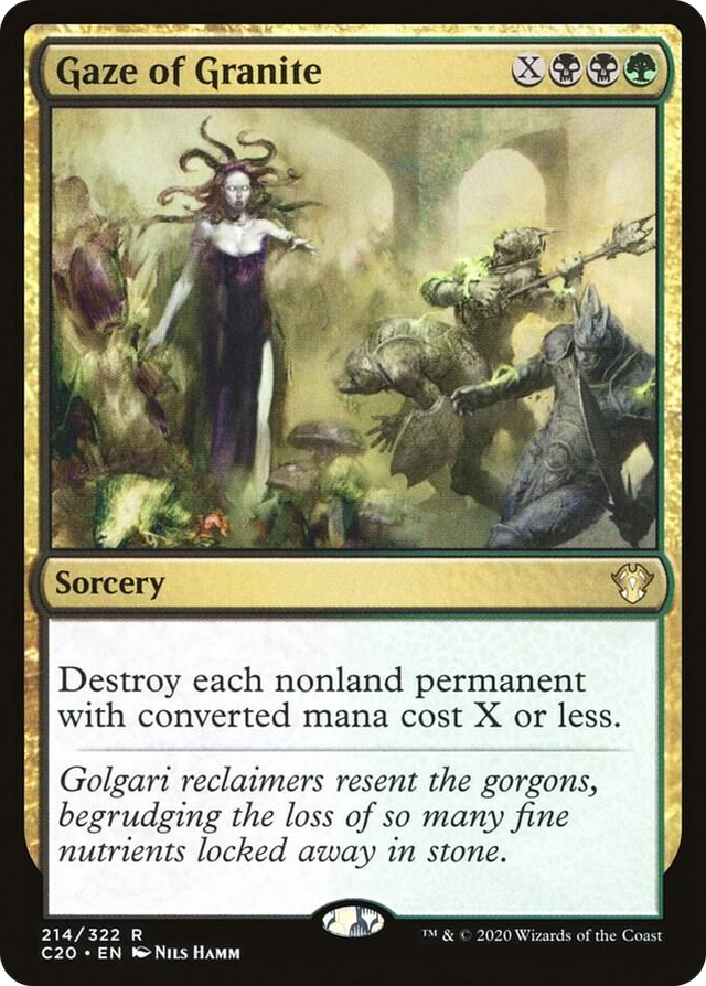0214 Gaze of Granite R Commander 2020