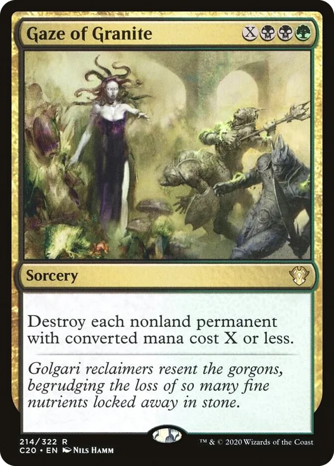 0214 Gaze of Granite R Commander 2020