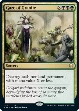 0217 Gaze of Granite R Commander 2021