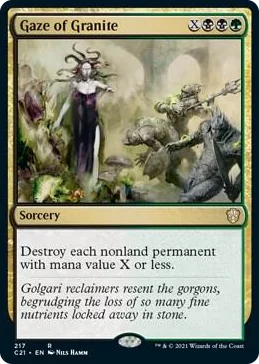 0217 Gaze of Granite R Commander 2021