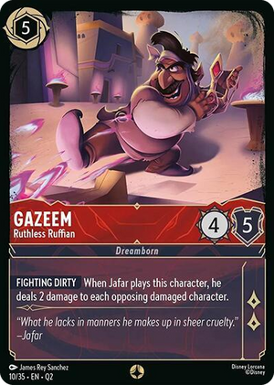 0010 Gazeem - Ruthless Ruffian None Illumineer's Quest: Palace Heist