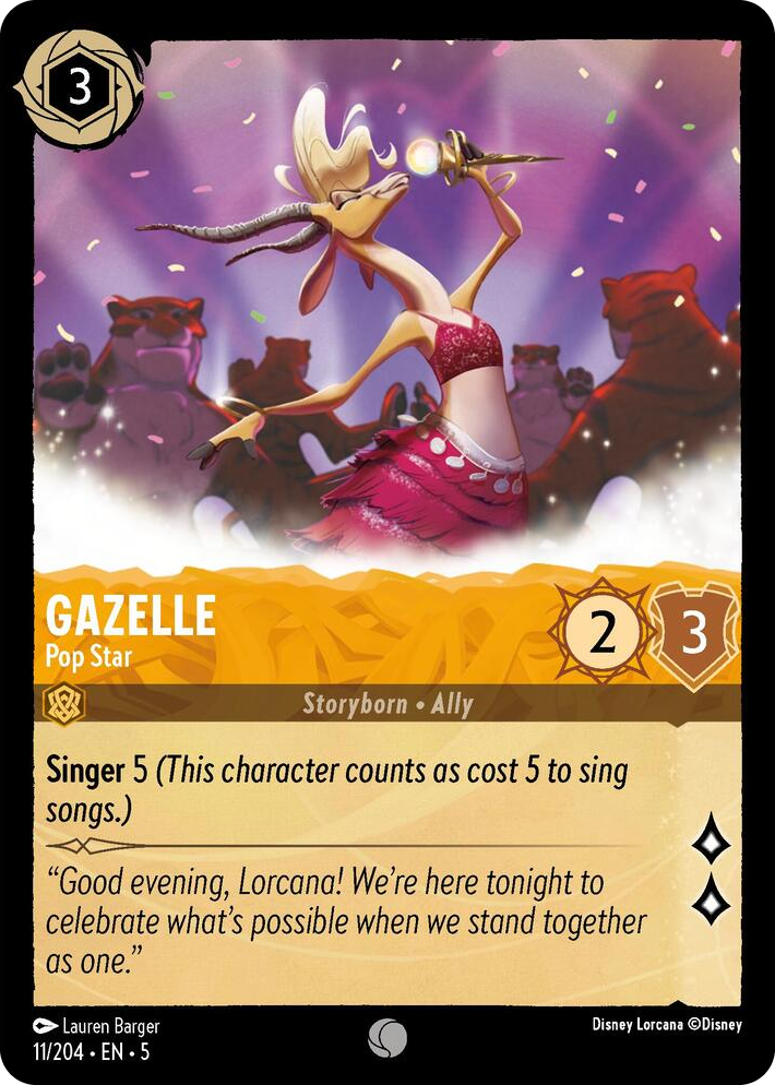 0011 Gazelle - Pop Star Common Shimmering Skies