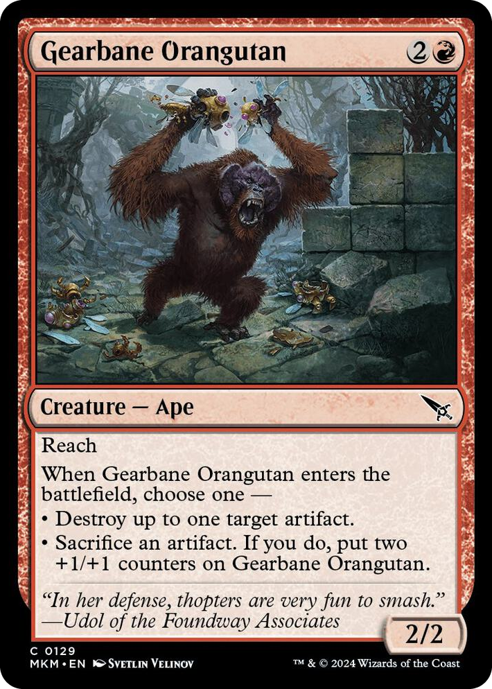 0129 Gearbane Orangutan C Murders at Karlov Manor