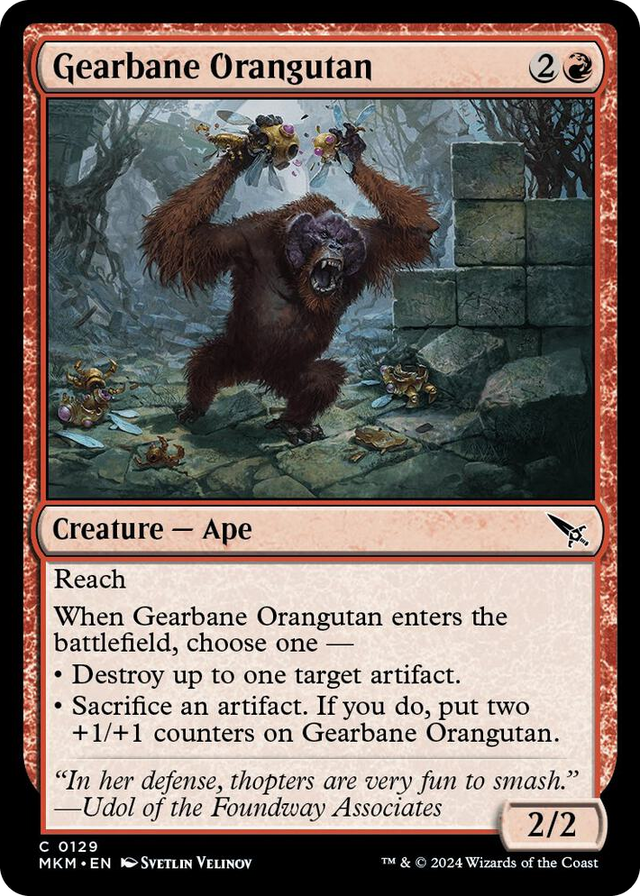 0129 Gearbane Orangutan C Murders at Karlov Manor