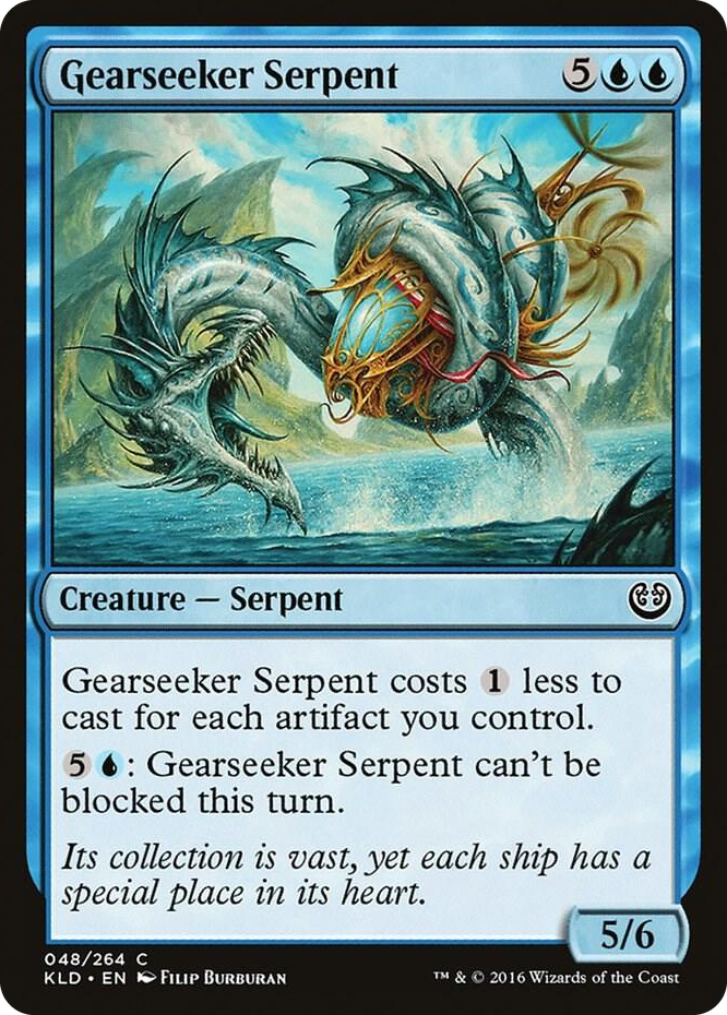 Gearseeker Serpent #48 C - Kaladesh Pokemon card