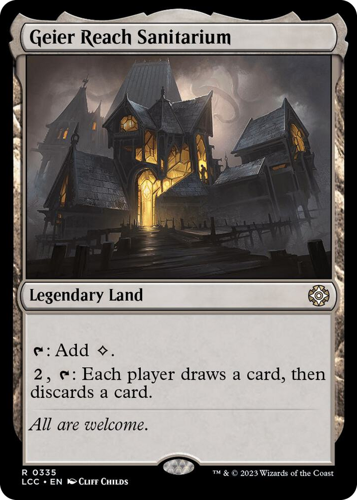 Geier Reach Sanitarium #335 R - Commander: The Lost Caverns of Ixalan Pokemon card
