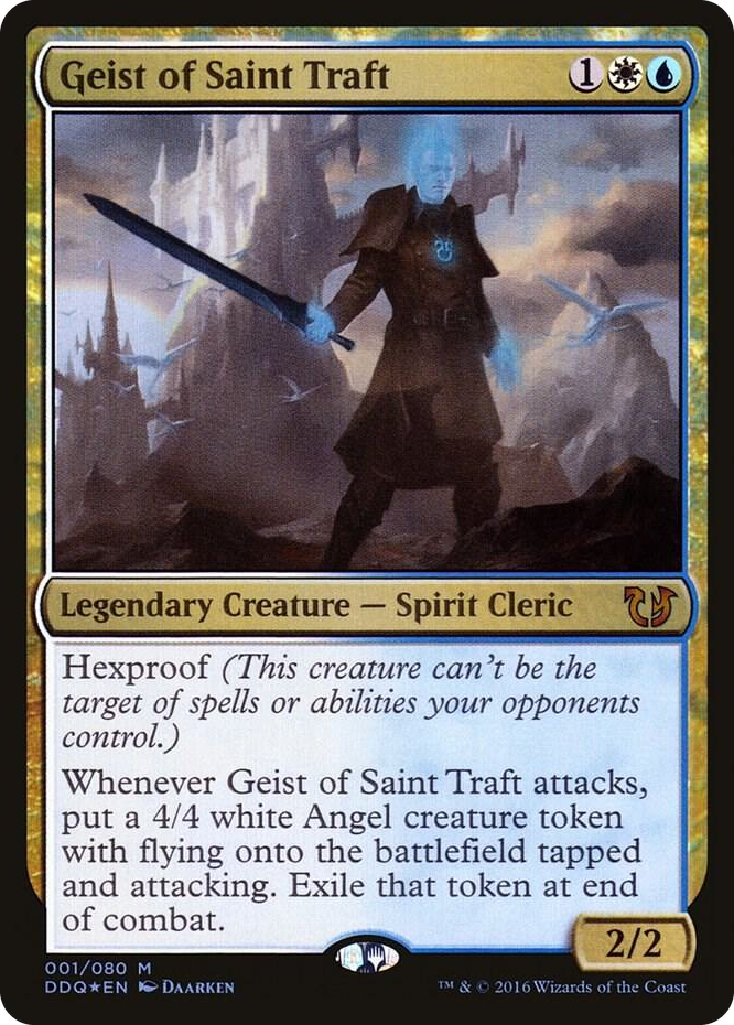 Geist of Saint Traft #1 M - Duel Decks: Blessed vs. Cursed Pokemon card