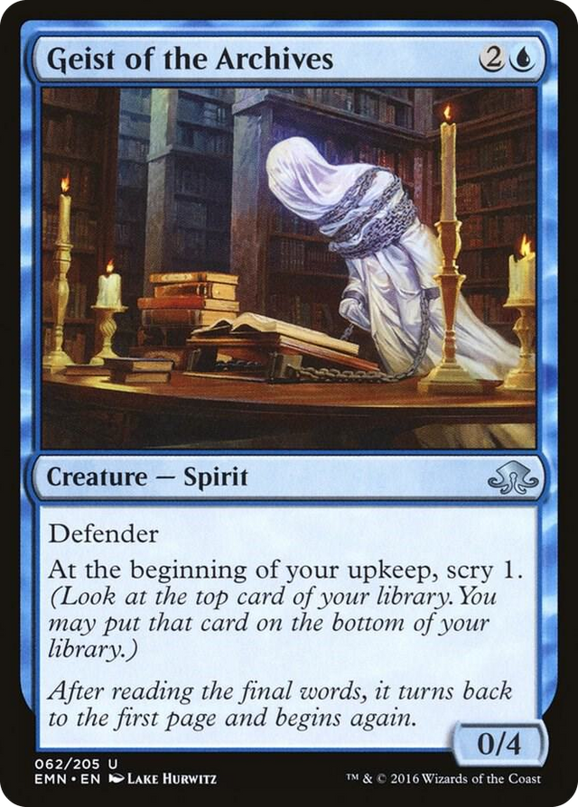 0062 Geist of the Archives U Eldritch Moon