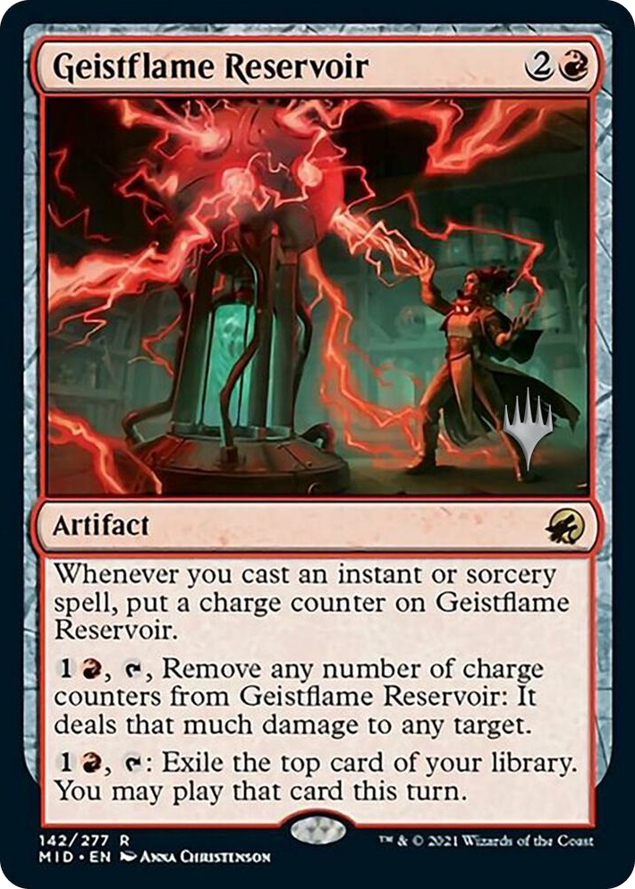 0142 Geistflame Reservoir R Promo Pack: Innistrad: Midnight Hunt