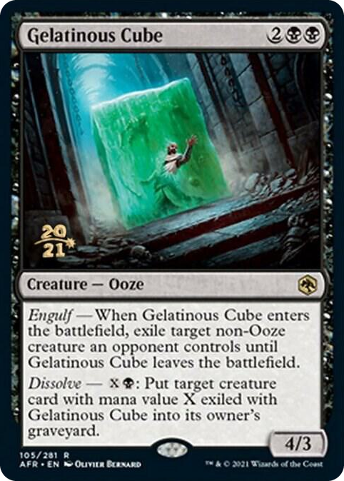0105 Gelatinous Cube R Prerelease Cards