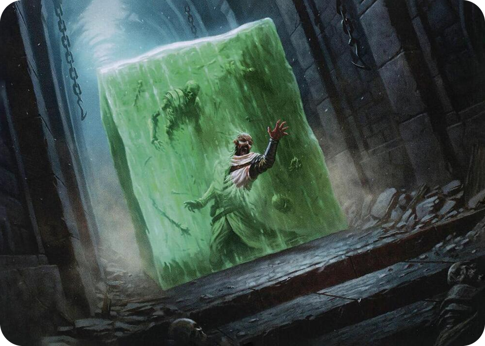 0007 Gelatinous Cube Art Card S Art Series: Adventures in the Forgotten Realms