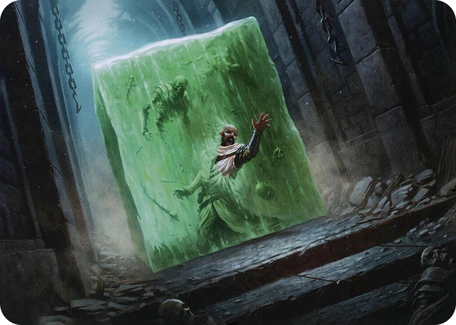 0007 Gelatinous Cube Art Card S Art Series: Adventures in the Forgotten Realms