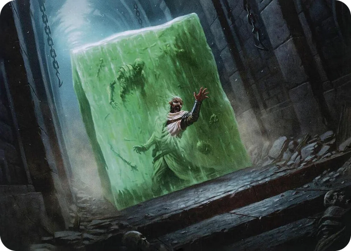 0007 Gelatinous Cube Art Card S Art Series: Adventures in the Forgotten Realms