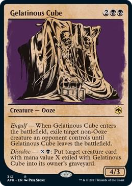 0313 Gelatinous Cube (Showcase) R Adventures in the Forgotten Realms