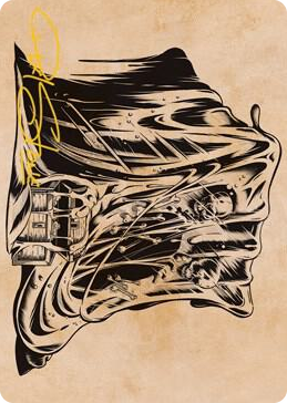 0071 Gelatinous Cube (Showcase) Art Card (Gold-Stamped Signature) S Art Series: Adventures in the Forgotten Realms