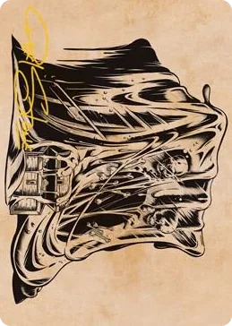 0071 Gelatinous Cube (Showcase) Art Card (Gold-Stamped Signature) S Art Series: Adventures in the Forgotten Realms