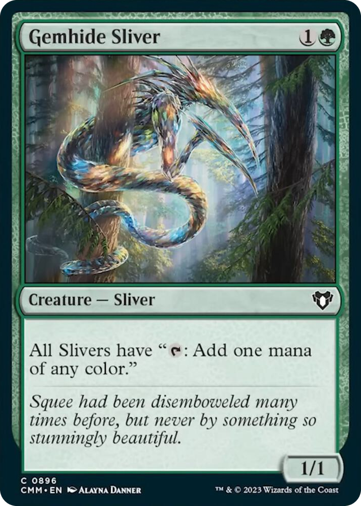0896 Gemhide Sliver C Commander Masters