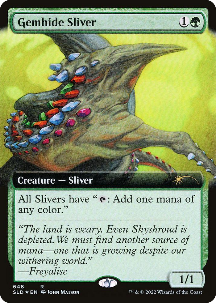 Gemhide Sliver (Extended Art) #648 R - Secret Lair Drop Series Pokemon card