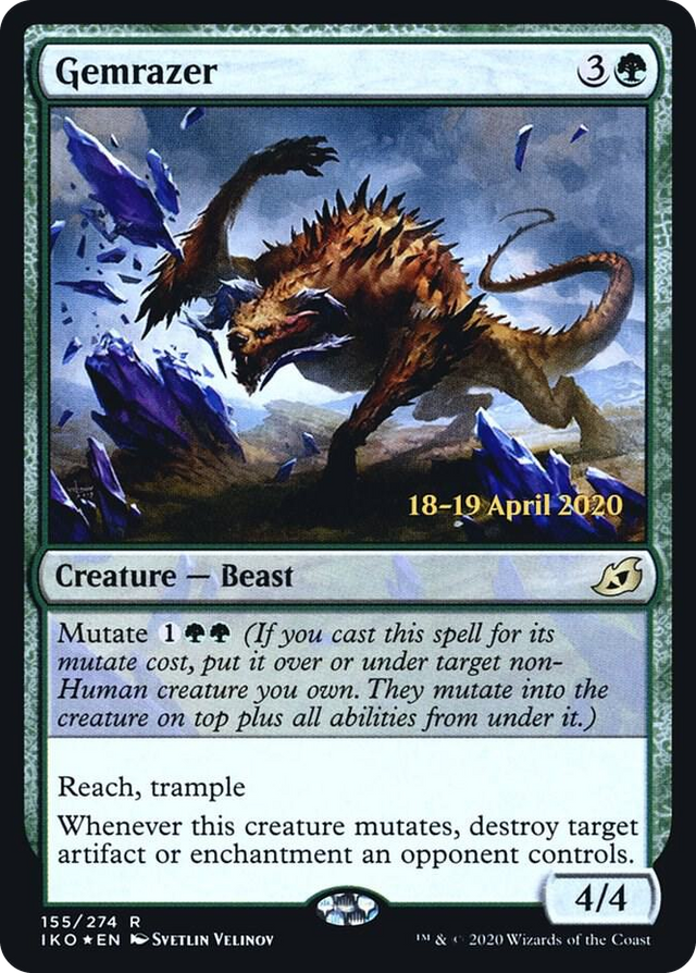 0155 Gemrazer R Prerelease Cards
