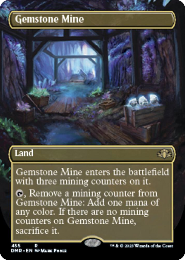 0455 Gemstone Mine (Borderless) R Dominaria Remastered