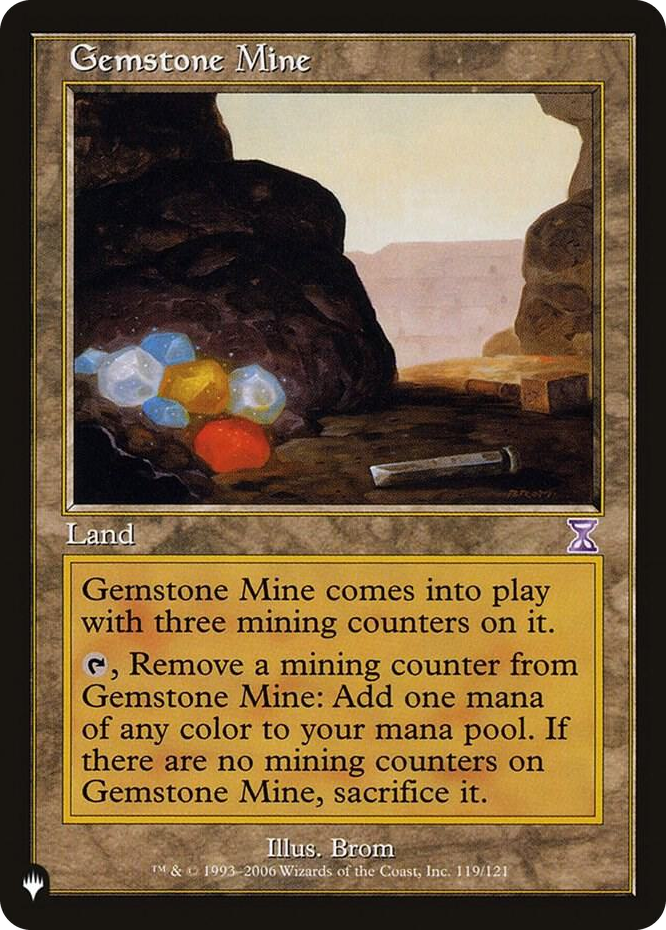 Gemstone Mine (TSB) #119 R - The List Reprints Pokemon card