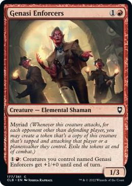 0177 Genasi Enforcers C Commander Legends: Battle for Baldur's Gate