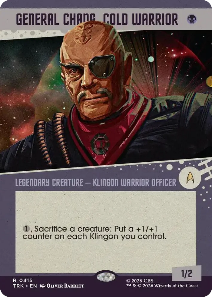 0415 General Chang, Cold Warrior (Showcase) (0415) R Star Trek