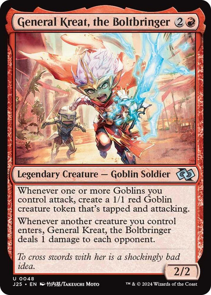 0048 General Kreat, the Boltbringer (Anime) U Foundations Jumpstart