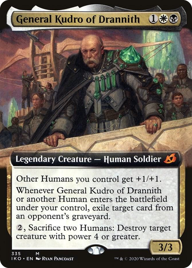 0335 General Kudro of Drannith (Extended Art) M Lair of Behemoths
