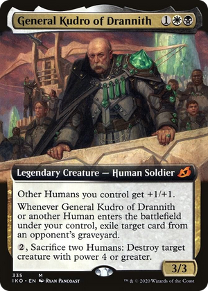 0335 General Kudro of Drannith (Extended Art) M Lair of Behemoths